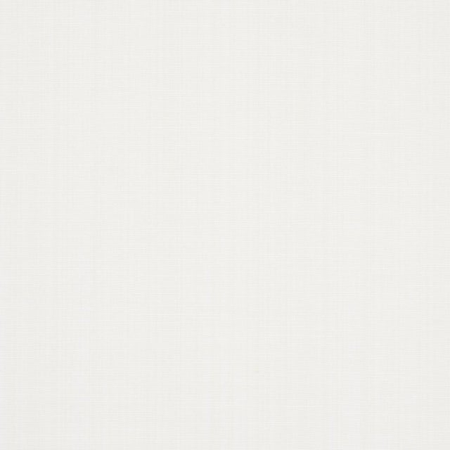 Schumacher SAMPLE - Schumacher X Mark D. Sikes Gracie Solid Strie Fabric In Ivory For Sale - Image 4 of 5
