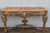 Baroque Antique Italian Baroque Giltwood Console Tables With Breccia Marble Tops | Pair | Circa 1900s For Sale - Image 3 of 18