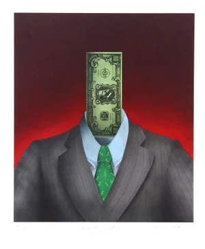 Money Talks, E. Salem Krieger Screen Print