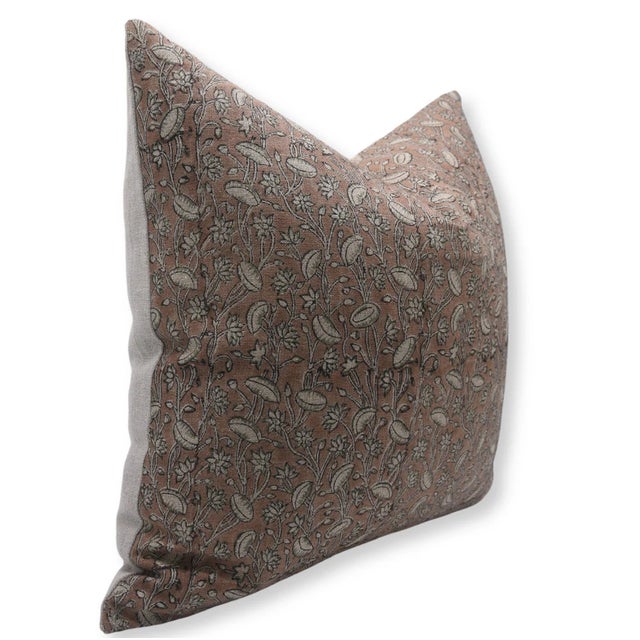 Enhance your home décor with this elegant Block Print Cushion Cover, crafted from thick linen for a luxurious and durable...