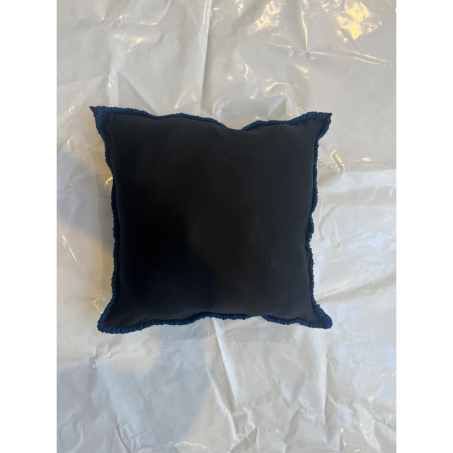 Pillow made with genuine hand made antique Persian Malayer rug fragment, Poly fill with fabric backing , sewn closure-