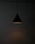 Swedish Mid Century Black Cone Ceiling Pendant Lamp by Hans-Agne Jakobsson, 1960s For Sale - Image 3 of 5