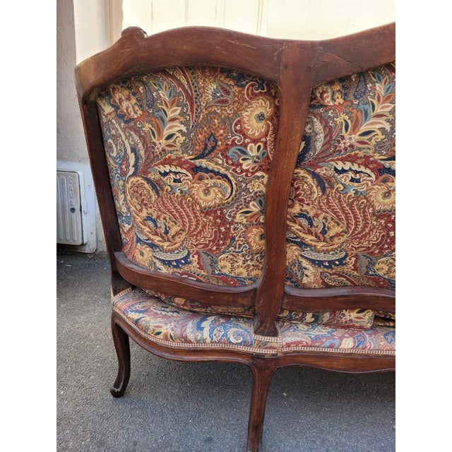 Tan 18th Century Walnut Sofa For Sale - Image 8 of 18