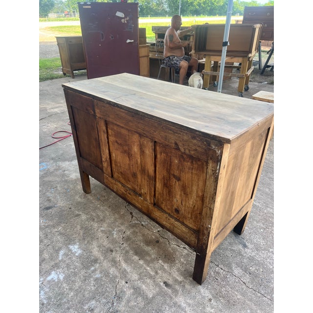 Wood French 18th Century Louis XVI Bleached Solid Walnut Chest of Drawers For Sale - Image 7 of 12