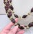 Boucher Vintage 1960s Signed Boucher Multi-Strand Beaded Faux-Amethyst Necklace For Sale - Image 4 of 8