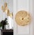 Round mercure small wall lamp by jennifer midoz dimensions: ø 40 x w 17 cm materials: polished brass, pale gold finish,...