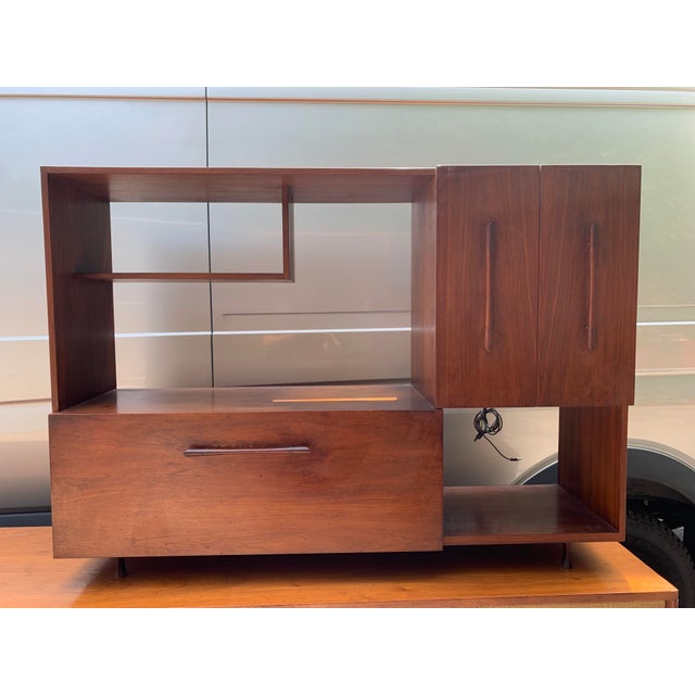 Mid Century Danish Teak Bar / Entertainment Center Chairish