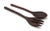 1960s Brazilian Jacaranda Wood Salad Serving Utensils, a Pair For Sale In Miami - Image 6 of 10