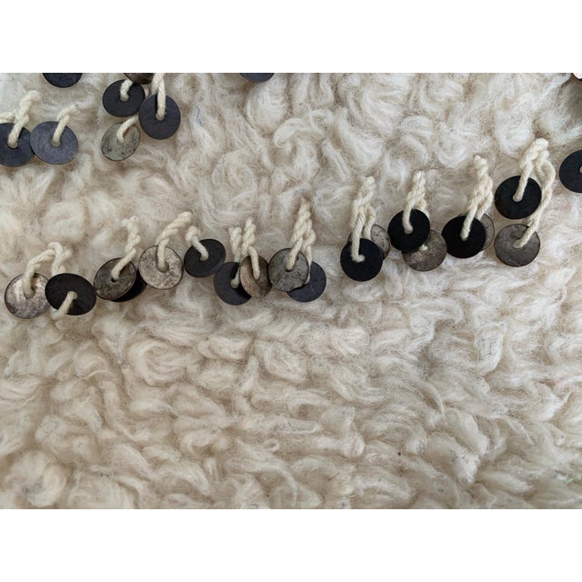 Rh Teen Woven Kilim Throw Bed Pillow Cover Beber Morocan Cotton Wool Off White 12” X 22” For Sale - Image 10 of 12