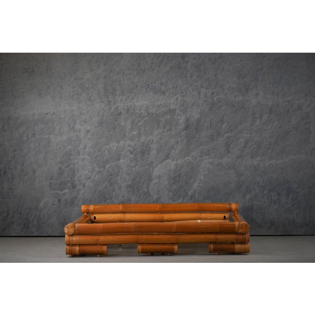 Vintage Bamboo Bed Frame, Asia, 1990s For Sale - Image 3 of 11