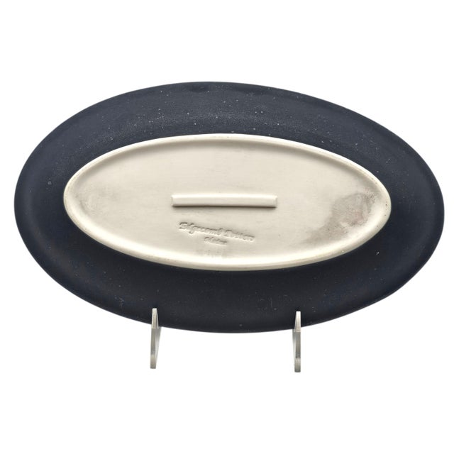 Edgecomb Potters Crystalline Glaze Oval Studio Pottery Dish 11.5" For Sale - Image 11 of 12