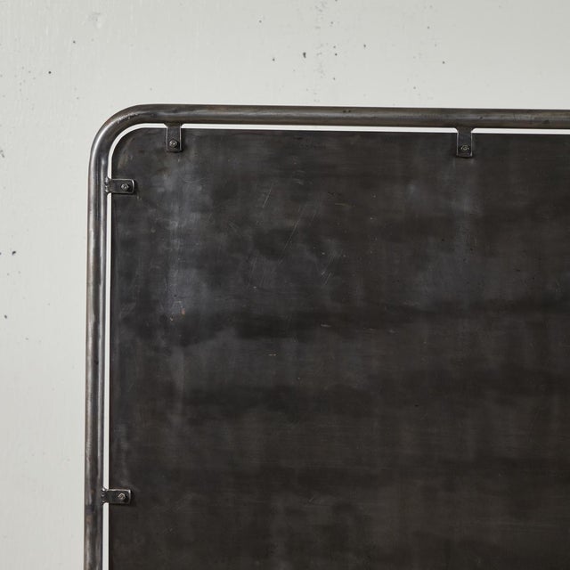 MidCentury Industrial Metal Screen Chairish