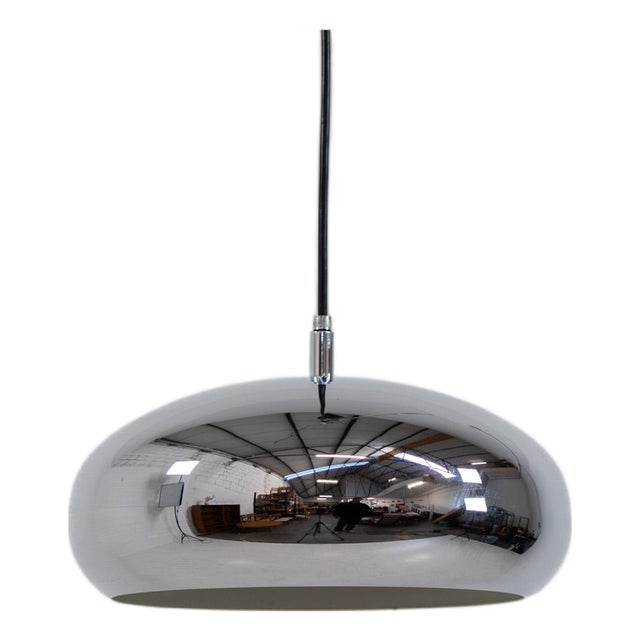Chrome Pendant Lamp by Richard Carruthers for Ateljé Lyktan For Sale