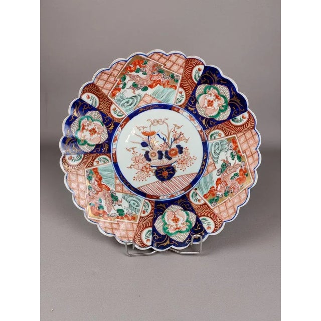 Antique Japanese Imari Plate For Sale - Image 3 of 14