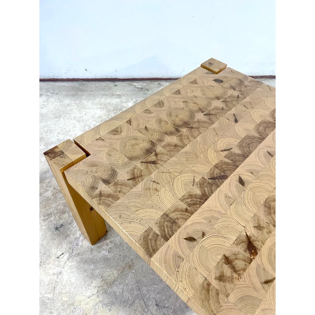 Wood Scandinavian Vintage Oak Coffee Table For Sale - Image 7 of 9