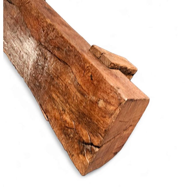 Brutalist Brutalist Oak Coffee, 1960s For Sale - Image 3 of 18