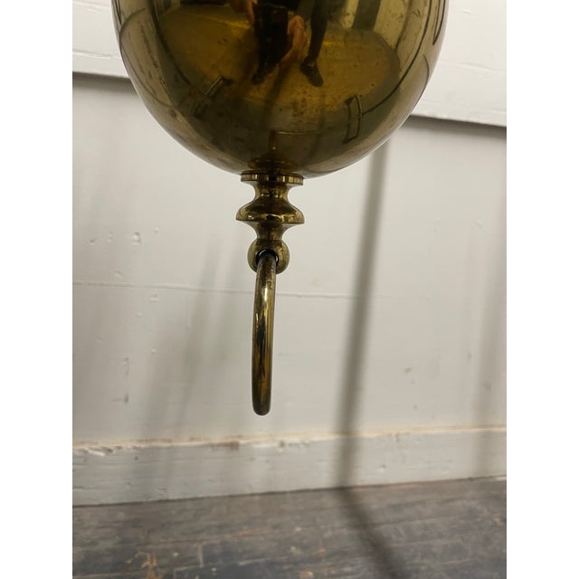 Antique Ten-Light Brass Dutch Baroque Style Chandelier For Sale - Image 12 of 17