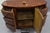 Vintage Bow Front Demilune Credenza, Key Included For Sale - Image 4 of 16