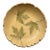 Vintage 1983 Nemadji Earth Pottery “Forest Impressions” Leaf Motif Scalloped Plate For Sale