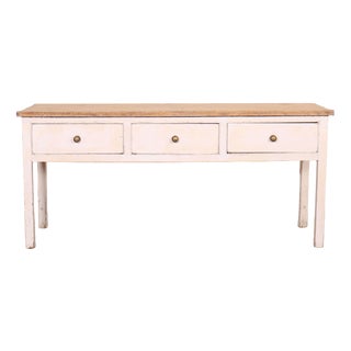 English Painted Dresser Base For Sale