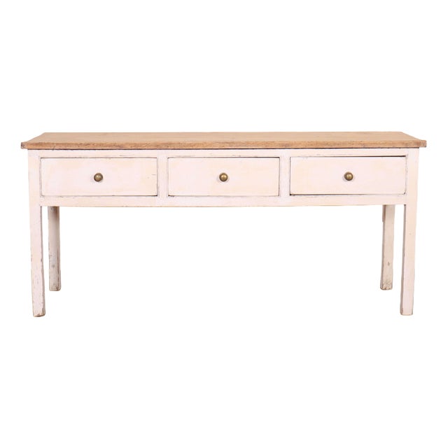 English Painted Dresser Base For Sale