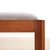 Mid Century Vanity Stool in Mahogany For Sale - Image 4 of 7