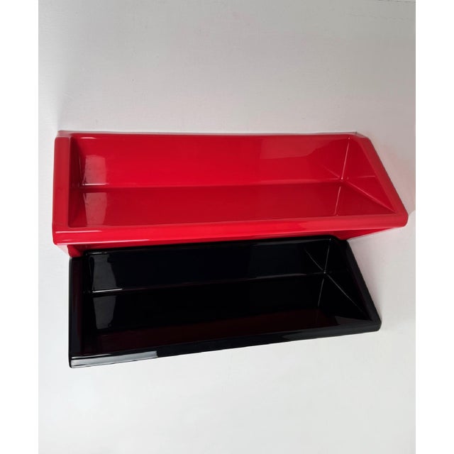 Wall Shelf from Saporiti Italia, 1960s, Set of 2, in Very Good conditions. Designed 1960 to 1969 This piece has an...