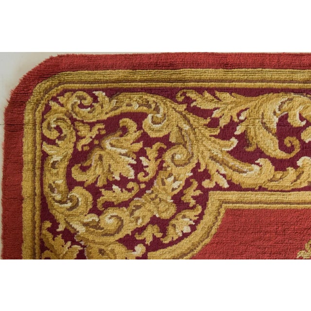 Gold Large Vintage Handwoven Spanish Rug, 1950s For Sale - Image 8 of 14