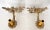 Shabby Chic Pair of Antique French Cast Iron Sconces With Birds For Sale - Image 3 of 9