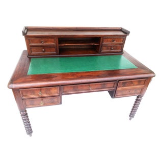 Antique Victorian Secretary with Top Section, 19th Century, Set of 2 For Sale