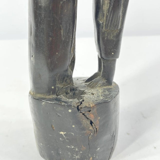 Early 20th Century Makonde Tree Climbing Figure Tanzania MATTER COLLECTION For Sale In Denver - Image 6 of 8