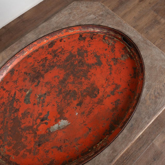 Late 19th Century Late 19th Century Gustavian Style Gray Painted Tray Top Side Table For Sale - Image 5 of 14