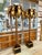 Monumental Pair of Maison Jansen Gilt Metal Palm Tree Floor Lamps For Sale - Image 11 of 16