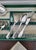 Louis XV Style Coquille Cutlery Set for 12 in Silver-Plated Metal, 1950s, Set of 49 For Sale - Image 3 of 9