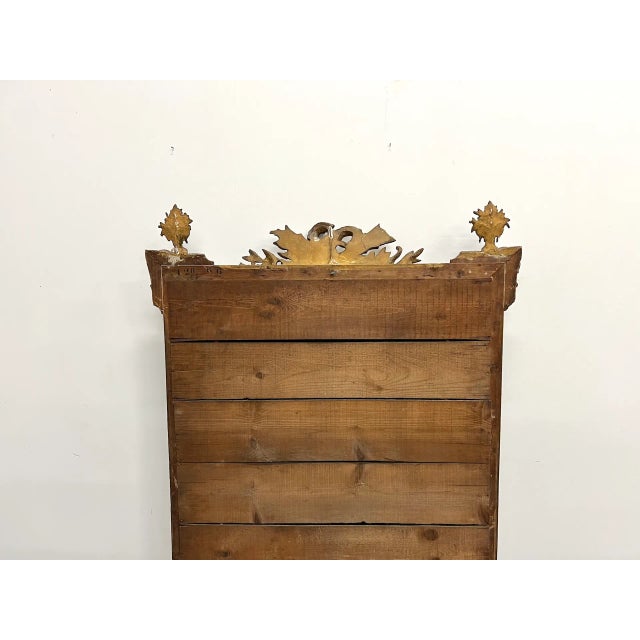 Large Antique Pediment Mirror For Sale - Image 3 of 18