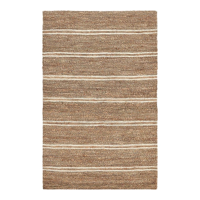 Barcelona Ivory Stripe Rug - 2 X 3 For Sale