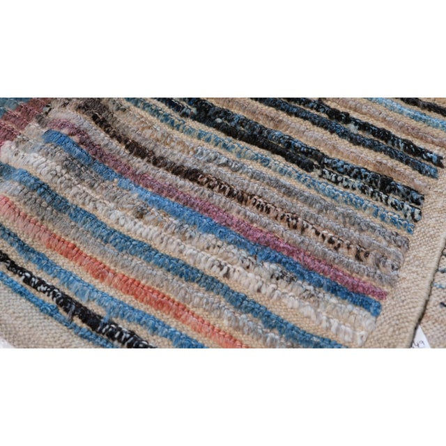 Hand-Knotted Afghan Moroccan Rug 8'5"x11'6" For Sale In Los Angeles - Image 6 of 7