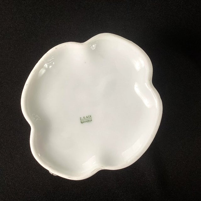 Late 19th Century Late 19th Century Zea Scherzer z.s. & Co. Porcelain Creamer and Sugar Set- 2 Pieces For Sale - Image 5 of 9