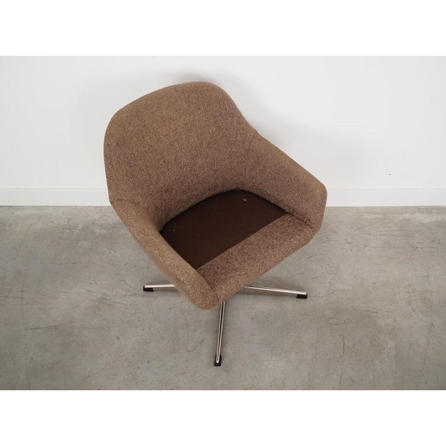 Danish Brown Armchair, 1970s For Sale - Image 10 of 16