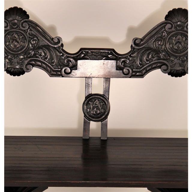 19th Century Savonarola Seating Set - 4 Pieces For Sale - Image 9 of 10