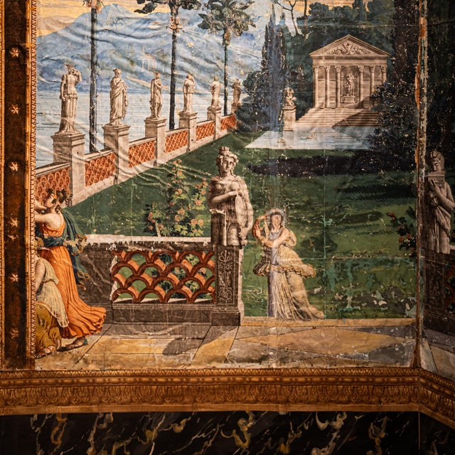 Early 19th Century Panoramic Wallpaper Panels with Telemachus on the Island of Calypso Motif by Joseph Dufour, France, 1818, Set of 2 For Sale - Image 5 of 10