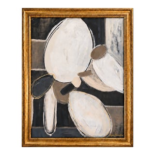 Title:Shapes of Stillnes, Framed Modern Painting Framed, by Bryan Boomershine For Sale