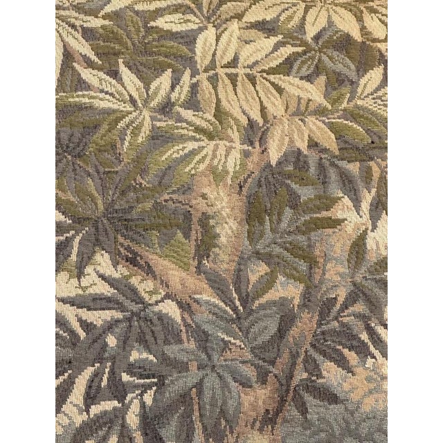 Mid-Century French Jacquard Tapestry with Noble or Princely Hunt Scene, 1950s For Sale - Image 15 of 18