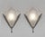 Wall sconces by Ets. Jean Gauthier A nice pair of French 1930 art deco wall lights in nickel plated solid brass or bronze...