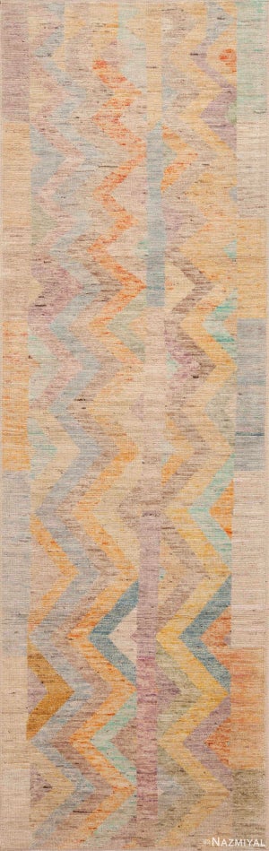 Nazmiyal Collection Rustic Colorful Tribal Geometric Chevron Design Runner Rug