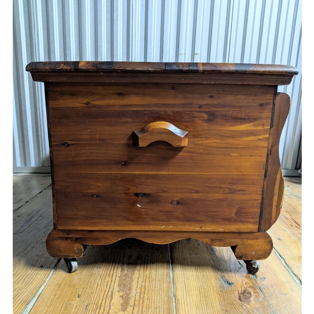 Antique HillHoel Mfg. Co. Red Cedar Chest With Casters Chairish
