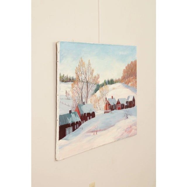 Ann Yost Whitesell 'Scene in Kutztown' Original Oil Painting For Sale - Image 4 of 12