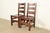 Stickley Brothers Stickley Brothers Antique Mission Oak Arts & Crafts Ladder Back Side Chairs or Dining Chairs, Newly Refinished For Sale - Image 4 of 12
