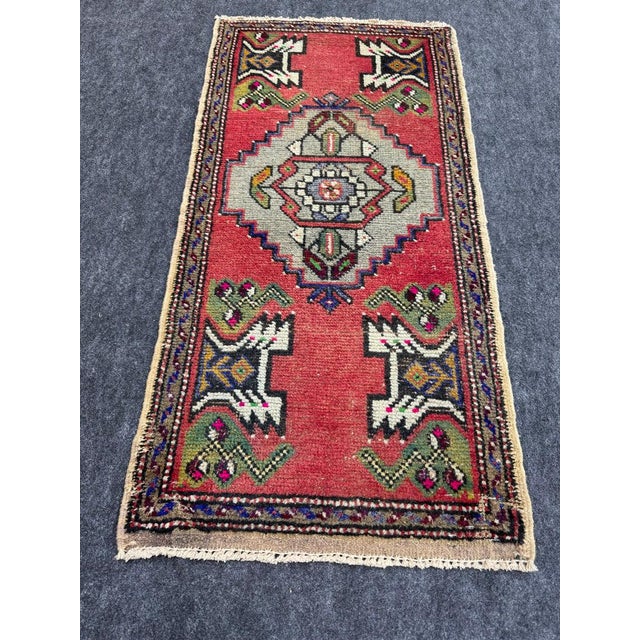 Turkish Yastik Rug 1'8" x 3'4" For Sale - Image 4 of 5