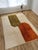 Contemporary Orange Green Color Block Wool Moroccan Rug For Sale - Image 9 of 18